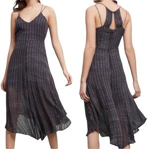 HD in Paris | Harbor Jumpsuit Size 4 Cropped Wide Leg V-Neck Anthropologie